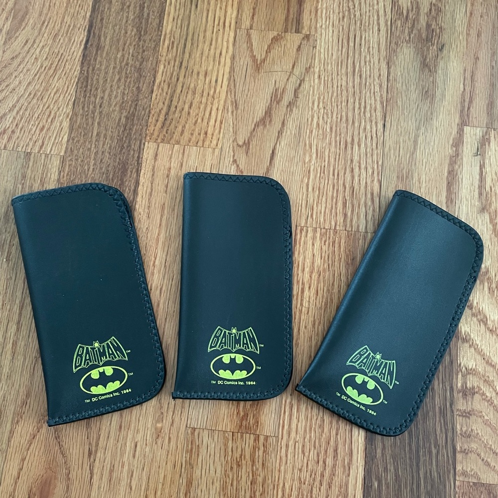 VINTAGE 1984 Batman Glasses Cases